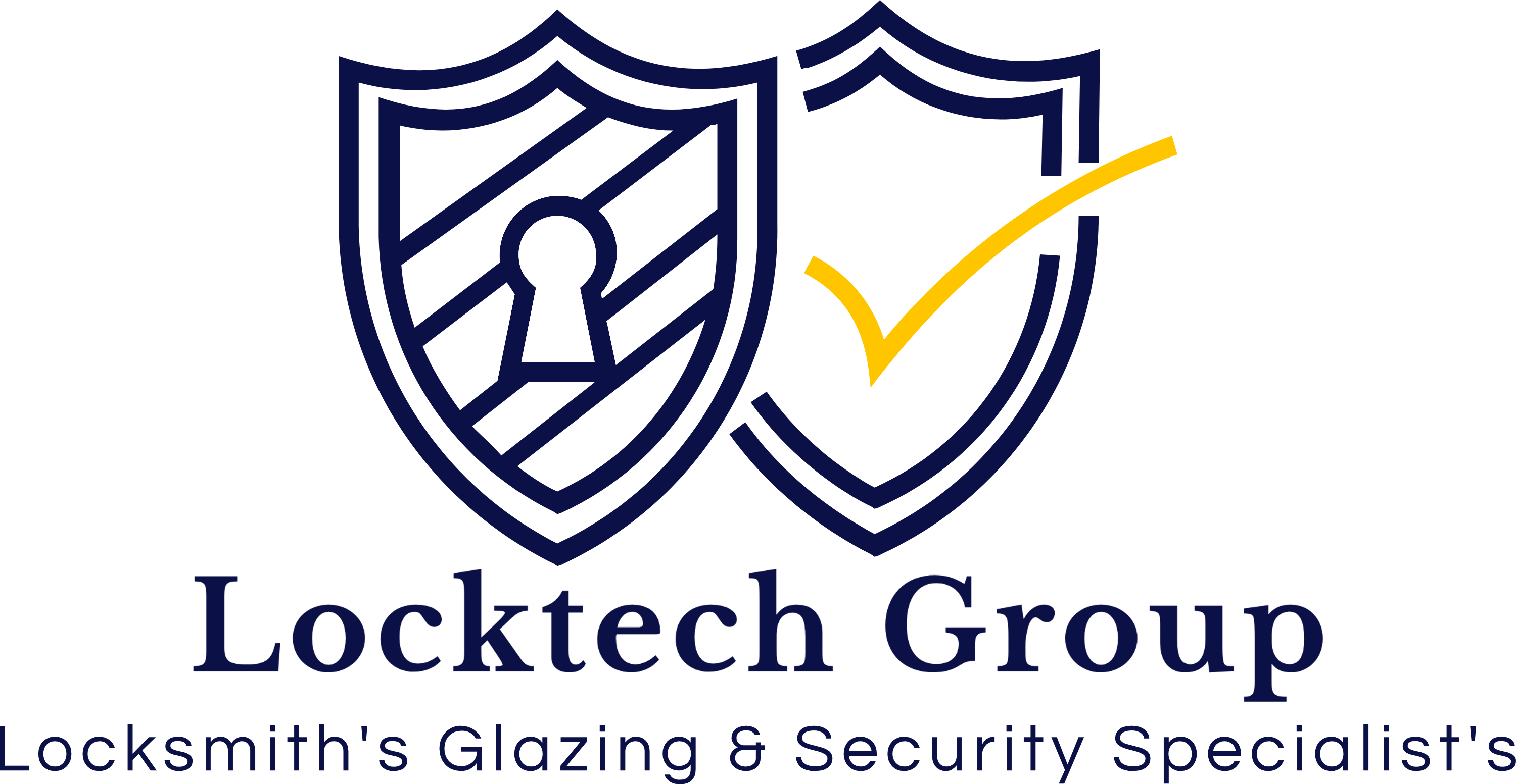 Blue PNG image of the Locktech Group Ltd logo